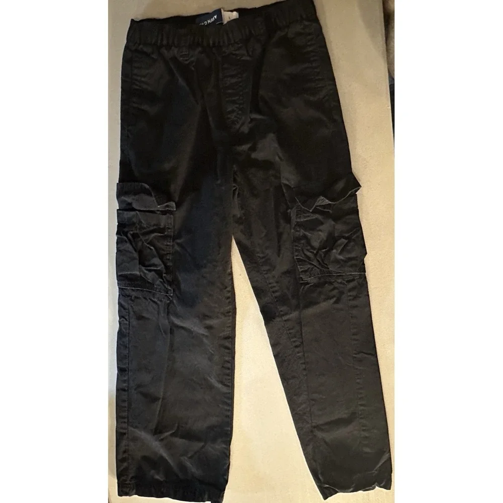 Old Navy Black Cargo Pants Size L (10-12)